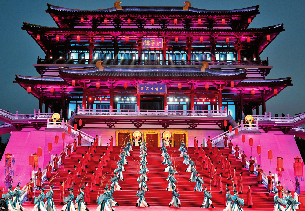 2023年5月18日至19日,中国—中亚峰会在陕西省西安市举行。图为中国—中亚峰会欢迎仪式现场(2023年5月18日摄)。申宏摄/本刊