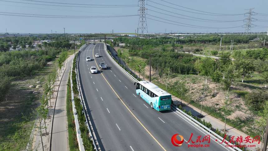 公交游雄安，乘客满当当